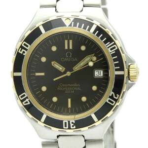 OMEGA Seamaster Professional 18K Gold Steel Watch 396.1042 Polished